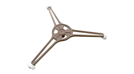 Крестовина тарелки СВЧ, R-90mm, H12mm, на тарелку 245mm, MCW911UN