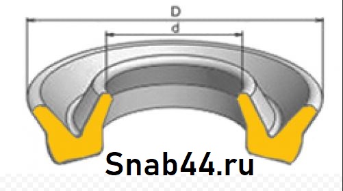 Манжета 1- 71 х 56 h=9 ГОСТ 14896-84
