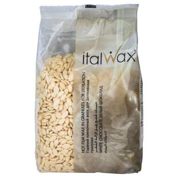 Воск горячий (пленочный) ITALWAX Белый шоколад гранулы 1 кг