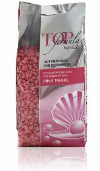 Воск горячий (пленочный) ITALWAX Top Formula Pink Pearl (Розовый жемчуг) гранулы 750гр