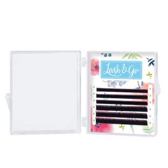 Черные ресницы Lash&Go микс 13-16 C 0.10 (6 линий)