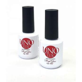 Верхнее покрытие «Uno Lux High Gloss Top Coat», 15мл.