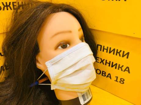 Салфетка одноразовая 20*20 спанлейс белый White line (№100) рол