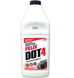 Тормозная жидкость DOT-4 910г. Glanz